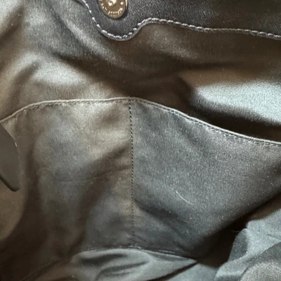 Coach EUC Lexy Shoulder Bag Signature Black/Gray Jacquard w/dust bag - Picture 7 of 13